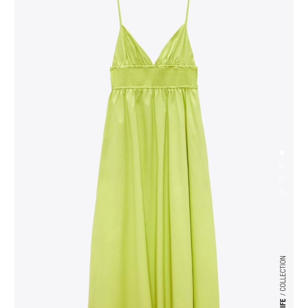 ZARA BLOGGERS FAV POPLIN DRESS - Picture 8 of 9